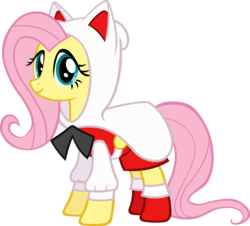Size: 3000x2706 | Tagged: safe, artist:doctor-g, fluttershy, g4, cat ears, clothes, cosplay, costume, cute, female, final fantasy, fluttercat, high res, hood, shyabetes, simple background, solo, transparent background, vector