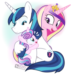 Size: 990x990 | Tagged: safe, artist:dm29, princess cadance, princess flurry heart, shining armor, alicorn, pony, g4, cute, cutedance, family, father and daughter, female, flurrybetes, julian yeo is trying to murder us, male, mare, mother and daughter, open mouth, peekaboo, shining adorable, simple background, smiling, stallion, transparent background, trio