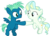 Size: 4173x3004 | Tagged: safe, artist:cloudy glow, sky stinger, vapor trail, pegasus, pony, g4, top bolt, duo, female, male, show accurate, simple background, transparent background, vector, younger