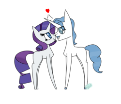 Size: 1400x1200 | Tagged: safe, artist:rai2n, fancypants, rarity, g4, male, ship:raripants, shipping, simple background, straight, transparent background