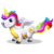 Size: 693x693 | Tagged: safe, alicorn, dragon, pony, barely pony related, dragon mania legends, rainbow hair, ring, simple background, solo, transparent background, vector