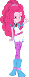 Size: 1280x3397 | Tagged: safe, artist:assassins-creed1999, adagio dazzle, pinkie pie, equestria girls, g4, clothes swap, female, palette swap, recolor, simple background, solo, transparent background, vector