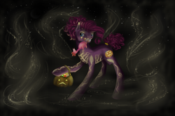Size: 3000x2000 | Tagged: safe, artist:studentlaure, pinkie pie, earth pony, pony, g4, female, high res, rubber chicken, solo