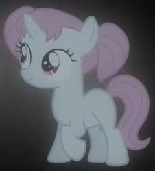 Size: 236x261 | Tagged: safe, screencap, natural satellite, pony, unicorn, g4, the cutie re-mark, female, filly, flashback, solo