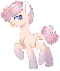Size: 2464x2904 | Tagged: safe, artist:hawthornss, oc, oc only, oc:temporary fix, pony, unicorn, frown, gradient hooves, high res, looking at you, simple background, solo, transparent background