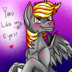 Size: 1024x1024 | Tagged: safe, artist:brainiac, derpy hooves, g4, bust, coffee, crying, cute, derp, female, food, muffin, solo, text