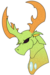 Size: 555x833 | Tagged: safe, artist:combatkaiser, thorax, changedling, changeling, g4, to where and back again, king thorax, male, simple background, solo, transparent background