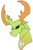 Size: 555x833 | Tagged: safe, artist:combatkaiser, thorax, changedling, changeling, g4, my little pony: friendship is magic, to where and back again, king thorax, male, simple background, solo, transparent background