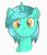 Size: 1682x1977 | Tagged: safe, artist:negasun, lyra heartstrings, pony, unicorn, g4, bust, female, horn, looking at you, portrait, simple background, solo, white background