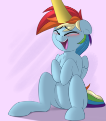 Size: 2511x2857 | Tagged: safe, artist:january3rd, rainbow dash, spitfire, pegasus, pony, g4, abstract background, blushing, chest fluff, cute, dashabetes, eyes closed, female, floppy ears, head rub, high res, leg fluff, mare, open mouth, petting, simple background, sitting, smiling, solo focus