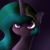 Size: 1024x1024 | Tagged: safe, artist:appleluna28, princess celestia, g4, bust, colored pupils, dark, female, portrait, solo