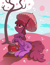 Size: 2550x3300 | Tagged: safe, artist:docwario, berry punch, berryshine, earth pony, pony, g4, female, high res, mare, solo, umbrella