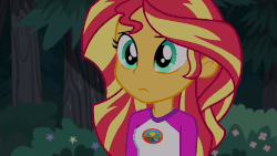 Size: 1280x720 | Tagged: safe, screencap, sunset shimmer, equestria girls, g4, my little pony equestria girls: legend of everfree, animated, female, gif, solo