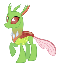 Size: 2000x2000 | Tagged: safe, artist:strangerdragos, arista, changedling, changeling, g4, to where and back again, background changeling, high res, raised hoof, simple background, solo, transparent background, vector