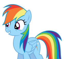 Size: 3000x2750 | Tagged: safe, artist:m.w., rainbow dash, g4, top bolt, female, high res, simple background, solo, transparent background, vector