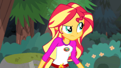 Size: 640x360 | Tagged: safe, screencap, sunset shimmer, equestria girls, g4, my little pony equestria girls: legend of everfree, animated, female, gif, solo