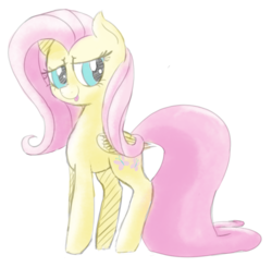 Size: 1117x1094 | Tagged: safe, artist:mang, fluttershy, g4, female, simple background, solo