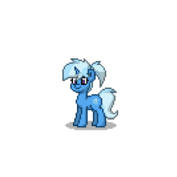 Size: 400x400 | Tagged: safe, trixie, pony, unicorn, pony town, g4, alternate hairstyle, female, mare, solo