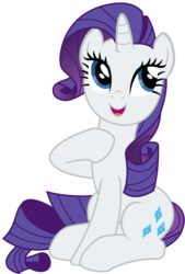 Size: 2334x3453 | Tagged: safe, artist:sketchmcreations, rarity, g4, ppov, cute, female, high res, open mouth, raised hoof, raribetes, simple background, sitting, solo, transparent background, vector