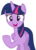 Size: 2069x2850 | Tagged: safe, artist:sketchmcreations, twilight sparkle, alicorn, pony, g4, my little pony: friendship is magic, ppov, female, folded wings, high res, mare, open mouth, raised hoof, simple background, smiling, solo, transparent background, twilight sparkle (alicorn), vector