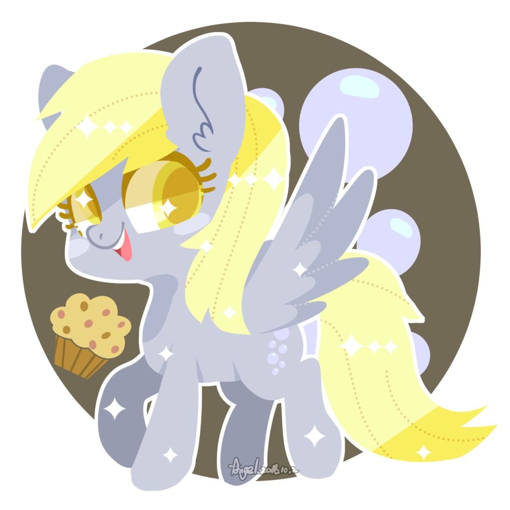 #1264088 - safe, artist:snow angel, derpy hooves, pegasus, pony, g4 ...
