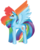 Size: 800x1000 | Tagged: safe, artist:vvalent, rainbow dash, g4, female, rainbow, solo