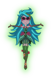 Size: 3554x5443 | Tagged: safe, artist:osipush, gaea everfree, gloriosa daisy, equestria girls, g4, my little pony equestria girls: legend of everfree, .svg available, absurd resolution, clothes, dress, female, floating, inkscape, magical geodes, simple background, solo, transparent background, vector