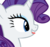 Size: 11623x10878 | Tagged: safe, artist:cyanlightning, rarity, pony, g4, my little pony: friendship is magic, twilight's kingdom, .svg available, absurd resolution, female, simple background, solo, tongue bite, tongue out, transparent background, vector