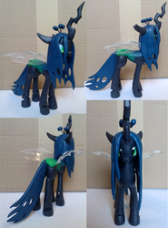 Size: 1703x2296 | Tagged: safe, artist:moemneop, queen chrysalis, changeling, changeling queen, g4, craft, female, irl, photo, solo