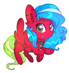 Size: 900x950 | Tagged: safe, artist:skajcia, oc, oc only, pegasus, pony, cheek fluff, chest fluff, colored pupils, cute, ear fluff, fangs, flying, jewelry, necklace, open mouth, pegasus oc, simple background, smiling, solo, spread wings, starry eyes, transparent background, wingding eyes, wings