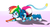 Size: 1558x834 | Tagged: safe, artist:the-butch-x, edit, rainbow dash, equestria girls, g4, behaving like a cat, boots, breasts, cat tail, catgirl, claws, clothes, compression shorts, cute, female, grin, kitten, sharp teeth, shorts, skirt, smiling, socks, solo