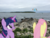 Size: 3264x2448 | Tagged: safe, artist:dashiesparkle, artist:skie-vinyl, fluttershy, rainbow dash, twilight sparkle, alicorn, pony, g4, building, coast, female, floating, high res, irl, maine, mare, ocean, photo, ponies in real life, twilight sparkle (alicorn), vector