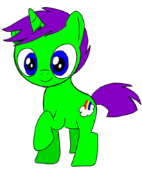 Size: 622x757 | Tagged: safe, artist:toyminator900, oc, oc only, oc:clever clop, pony, unicorn, simple background, solo, transparent background