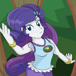 Size: 1024x1024 | Tagged: safe, artist:yoshimarsart, rarity, equestria girls, g4, my little pony equestria girls: legend of everfree, female, solo, watermark