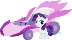 Size: 2600x1442 | Tagged: safe, artist:arifproject, rarity, pony, g4, the cart before the ponies, female, filly, filly rarity, simple background, solo, transparent background, vector