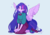 Size: 1280x898 | Tagged: safe, artist:dusty-munji, twilight sparkle, human, g4, female, humanized, pony coloring, simple background, solo, twilight sparkle (alicorn), winged humanization