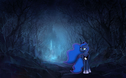 Size: 1150x718 | Tagged: safe, artist:appleandmuffin, princess luna, g4, female, solo