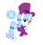 Size: 596x625 | Tagged: safe, artist:chaostrical, artist:purpleloverpony, snowfall frost, starlight glimmer, pony, unicorn, g4, base used, cutie mark, female, glasses, simple background, solo, white background