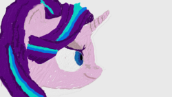 Size: 1366x768 | Tagged: safe, starlight glimmer, g4, bust, female, portrait, smiling, solo