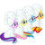 Size: 6000x6000 | Tagged: safe, artist:ggalleonalliance, artist:slb94, fluttershy, rainbow dash, starlight glimmer, sunset shimmer, pegasus, pony, unicorn, g4, absurd resolution, bathrobe, blushing, clothes, robe, show accurate, smiling, towel