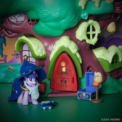 Size: 1080x1080 | Tagged: safe, owlowiscious, twilight sparkle, g4, official, blind bag, irl, photo, playset, toy