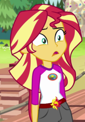 Size: 465x670 | Tagged: safe, screencap, sunset shimmer, equestria girls, g4, my little pony equestria girls: legend of everfree, cropped, female, solo