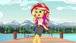 Size: 1280x720 | Tagged: safe, screencap, sunset shimmer, equestria girls, g4, my little pony equestria girls: legend of everfree, female, solo