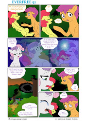 Size: 5784x8176 | Tagged: safe, artist:jeremy3, apple bloom, scootaloo, sweetie belle, earth pony, pony, comic:everfree, g4, absurd resolution, comic, crying, cutie mark crusaders
