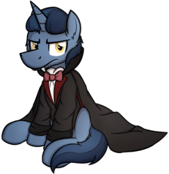 Size: 1516x1560 | Tagged: safe, artist:moemneop, oc, oc only, oc:b.b., pony, unicorn, vampire, clothes, costume, nightmare night costume, simple background, solo, transparent background