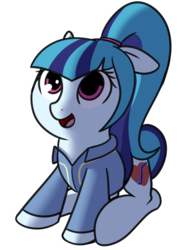Size: 841x1131 | Tagged: safe, artist:neuro, sonata dusk, earth pony, pony, equestria girls, g4, cute, equestria girls ponified, female, mare, ponified, simple background, solo, sonatabetes, transparent background