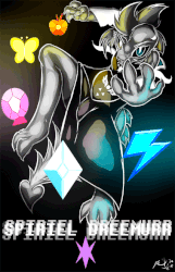 Size: 426x660 | Tagged: safe, artist:frist44, spike, g4, animated, asriel dreemurr, clothes, cosplay, costume, crossover, gif, older, twilight friskle, undertale
