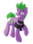 Size: 3000x4000 | Tagged: safe, artist:php37, spike, pony, unicorn, g4, clothes, male, ponified spike, scarf, simple background, solo, transparent background