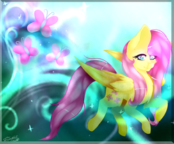 Size: 1024x853 | Tagged: safe, artist:snowfall-artistry, fluttershy, g4, female, solo