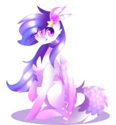 Size: 2227x2400 | Tagged: safe, artist:huirou, oc, oc only, oc:feather wish, pegasus, pony, chest fluff, high res, simple background, solo, transparent background
